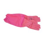 Pink Leather Gloves